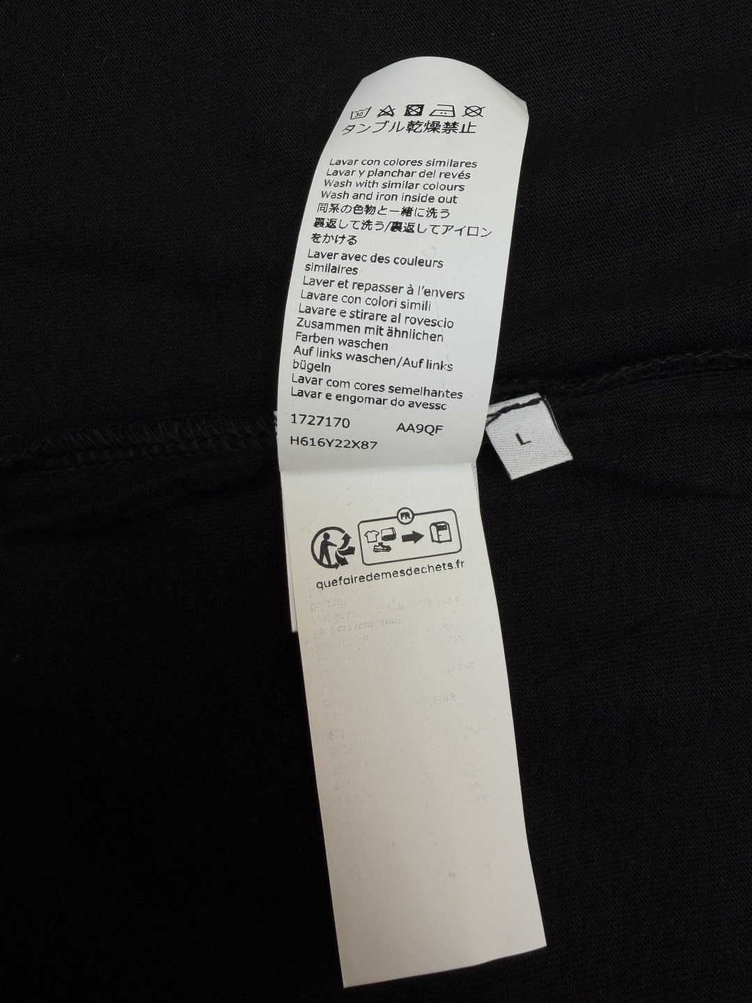 Loewe 口袋刺绣圆领短袖 T恤 夏季 白色 黑色 A2 H526Y22XBC-2100