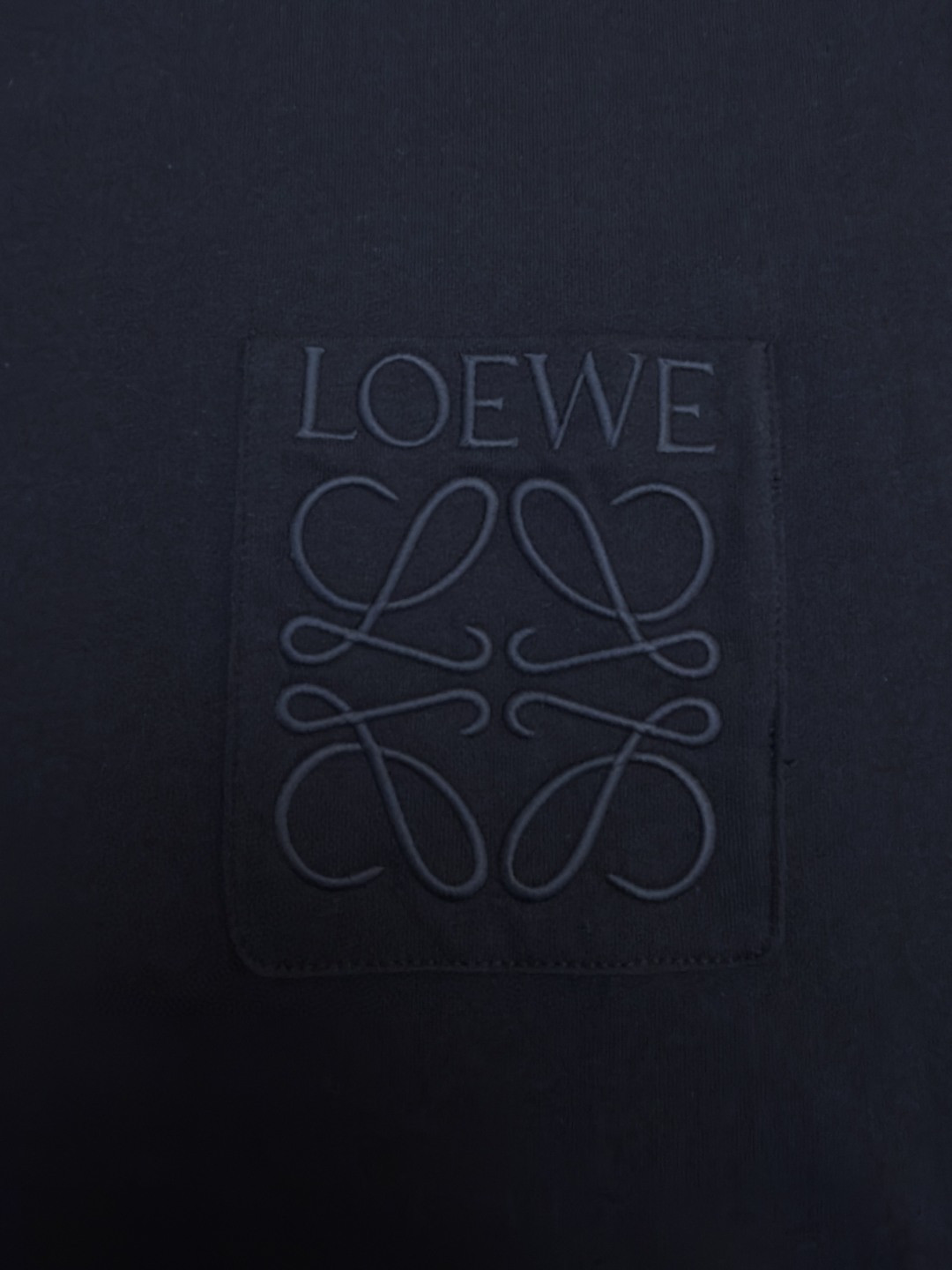 Loewe 口袋刺绣圆领短袖 T恤 夏季 白色 黑色 A2 H526Y22XBC-2100