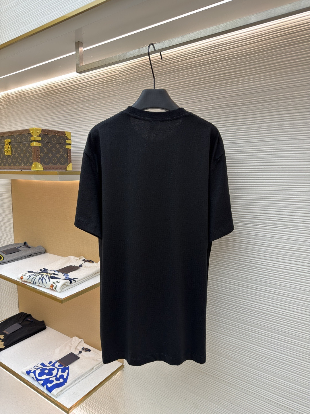 Loewe 口袋刺绣圆领短袖 T恤 夏季 白色 黑色 A2 H526Y22XBC-2100