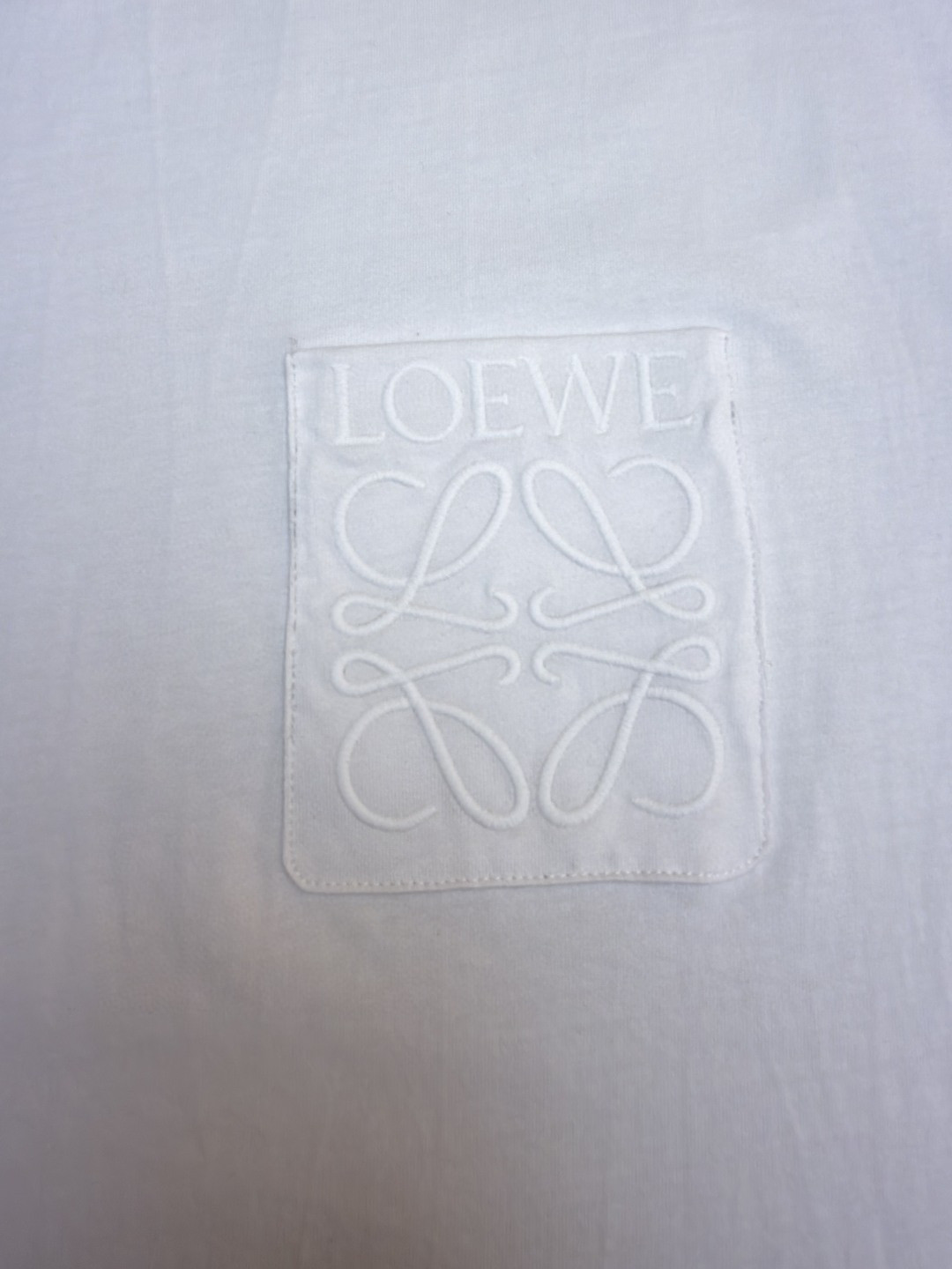 Loewe 口袋刺绣圆领短袖 T恤 夏季 白色 黑色 A2 H526Y22XBC-2100