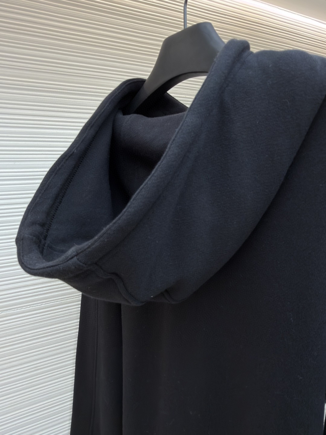 LOEWE 罗意威 皮革抽绳刺绣logo连帽卫衣 长袖 灰色 黑色 A7 H526Y25X53-1440