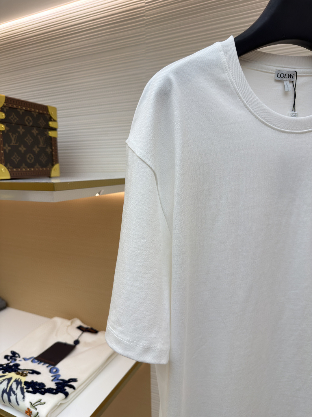 Loewe 贴袋刺绣圆领短袖 T恤 夏季 黑色 白色 橙色 A2 H526Y22XDE-2100