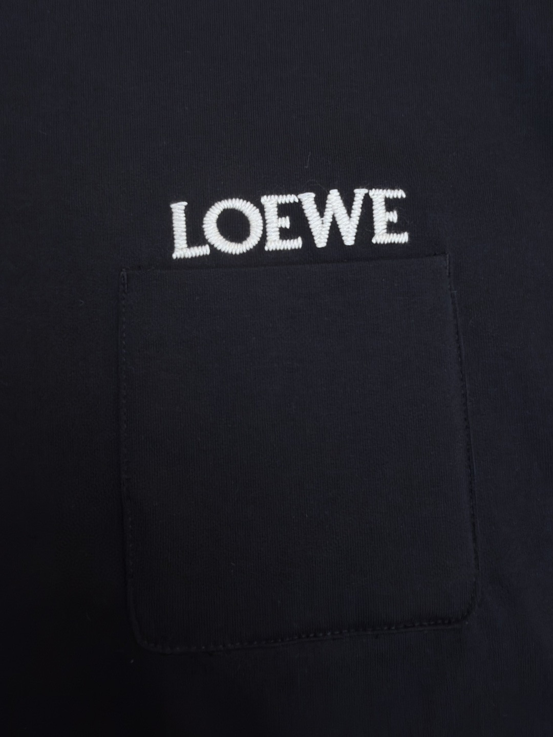 Loewe 贴袋刺绣圆领短袖 T恤 夏季 黑色 白色 橙色 A2 H526Y22XDE-2100