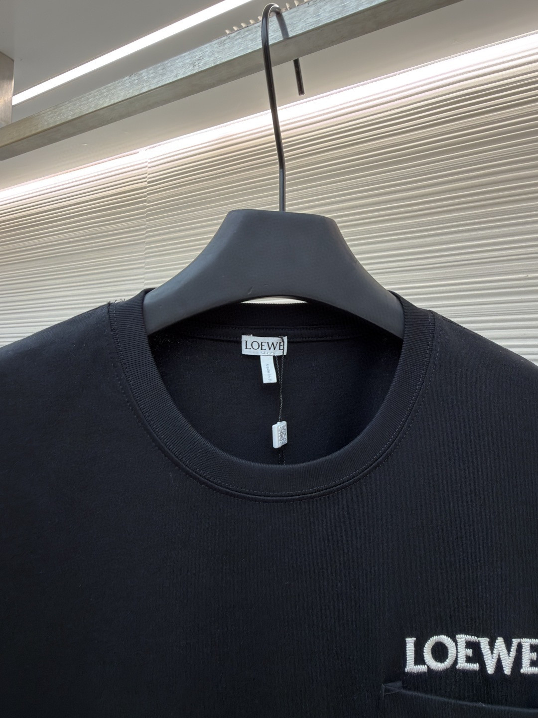 Loewe 贴袋刺绣圆领短袖 T恤 夏季 黑色 白色 橙色 A2 H526Y22XDE-2100