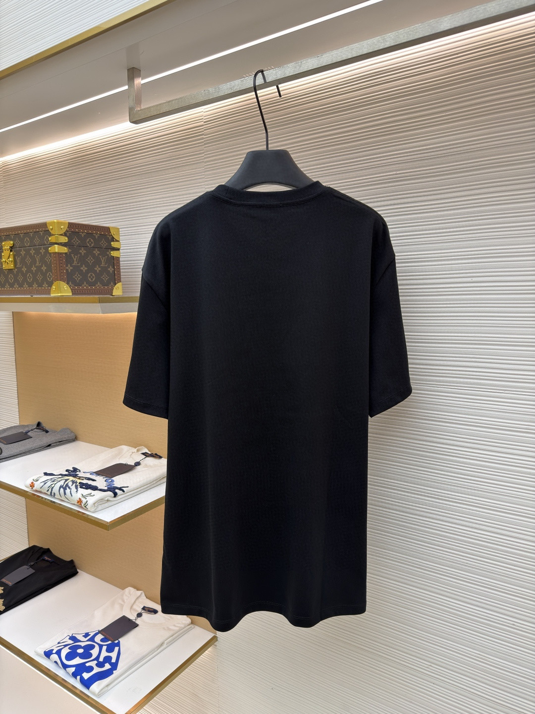 Loewe 贴袋刺绣圆领短袖 T恤 夏季 黑色 白色 橙色 A2 H526Y22XDE-2100