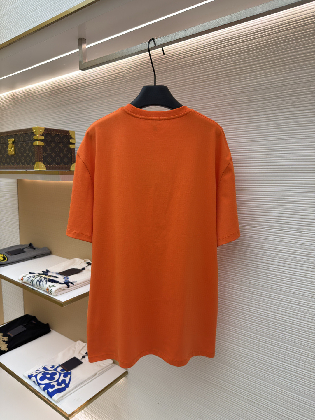 Loewe 贴袋刺绣圆领短袖 T恤 夏季 黑色 白色 橙色 A2 H526Y22XDE-2100