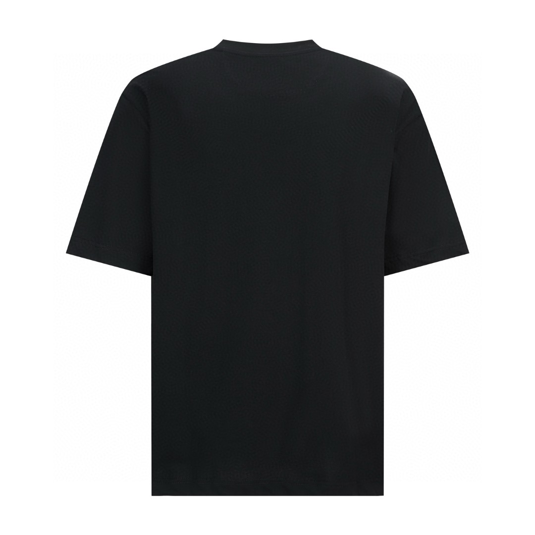 FENDI 芬迪 贴布刺绣烫钻标识T恤 短袖 套头 夏季 黑色 白色 A2 FY1319AW0WF0QA1