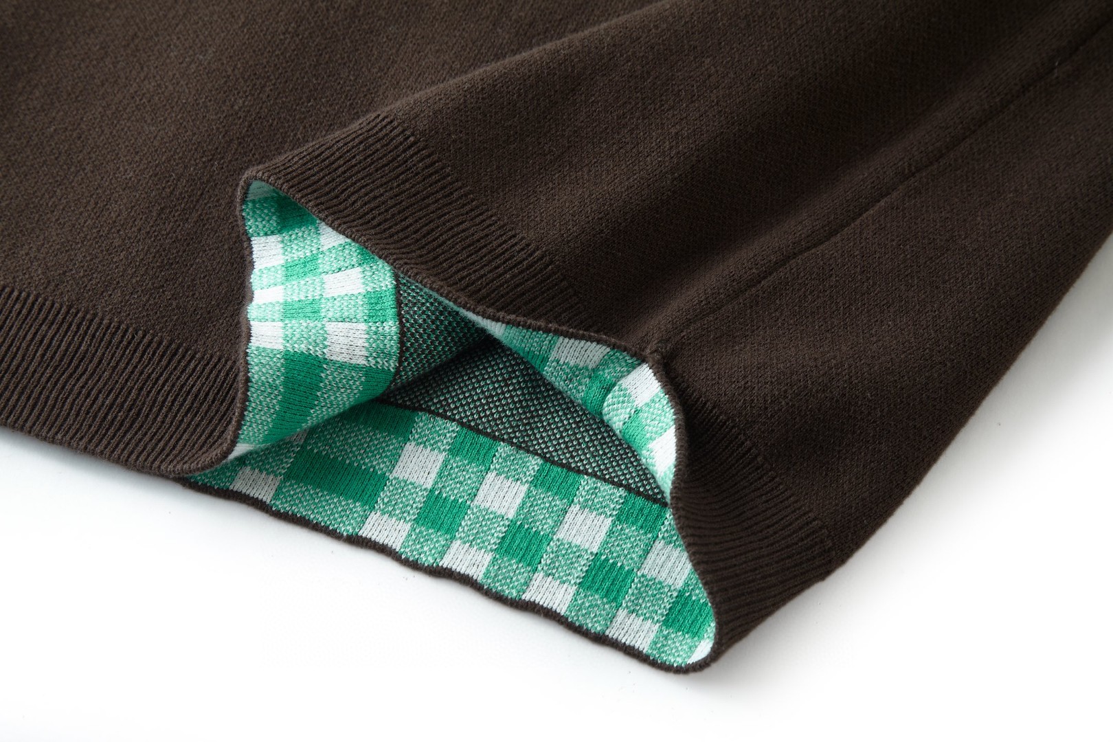 Loewe 罗意威 提花标识毛织圆领短袖 T恤 棕色 灰色 A5 H526Y55K15-3102