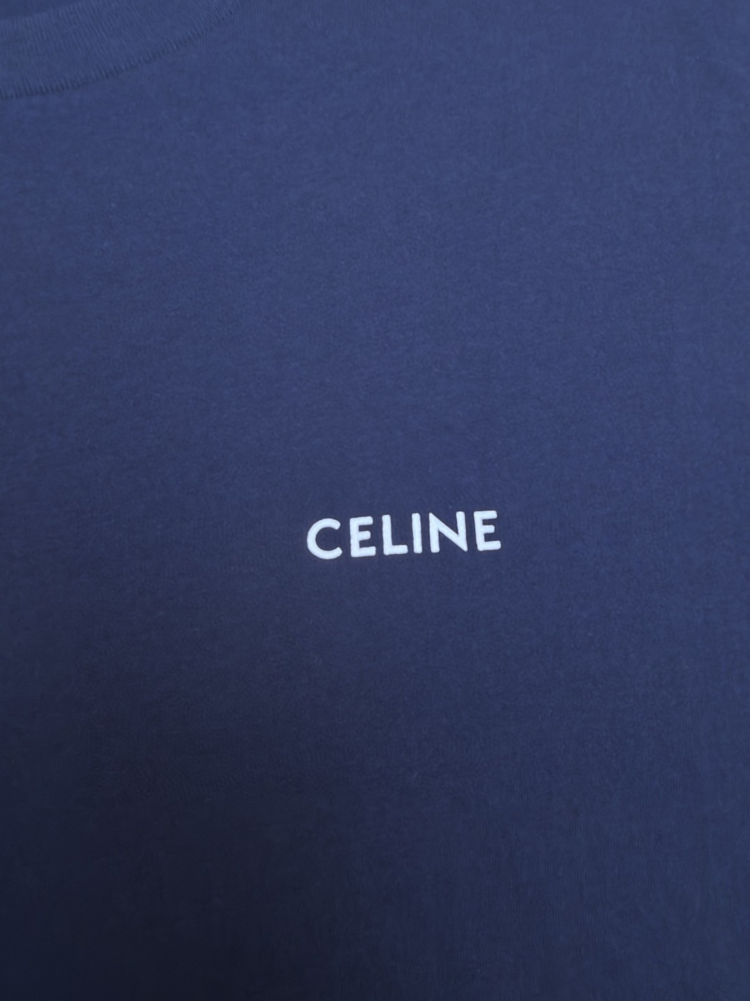 CELINE 赛琳 字母logo印花 短袖 T恤 圆领 夏款 黑色 白色 蓝色 A2