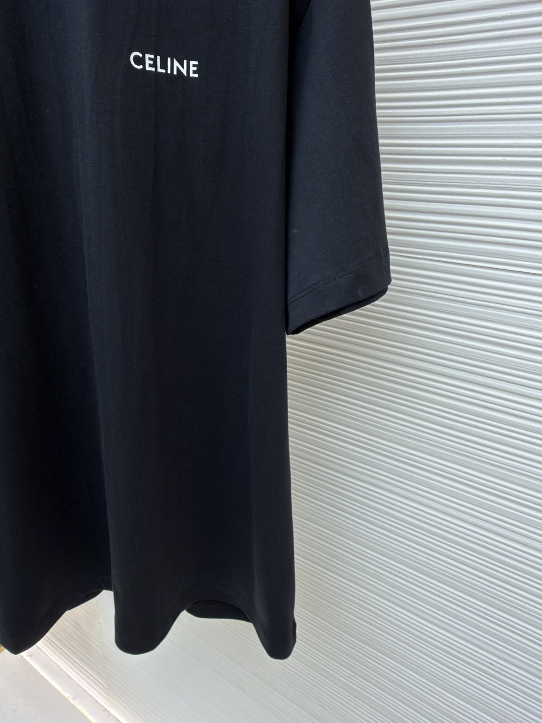 CELINE 赛琳 字母logo印花 短袖 T恤 圆领 夏款 黑色 白色 蓝色 A2