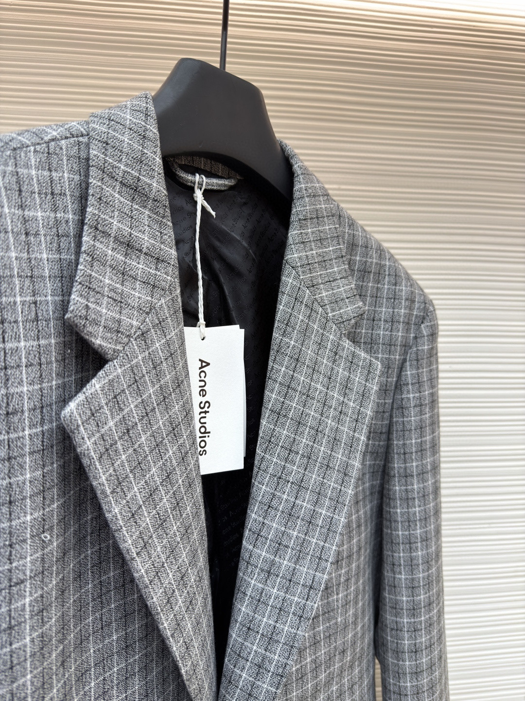 Acne Studios 格纹羊毛西服 西装外套 夹克 长袖 C0 BH0229-J83