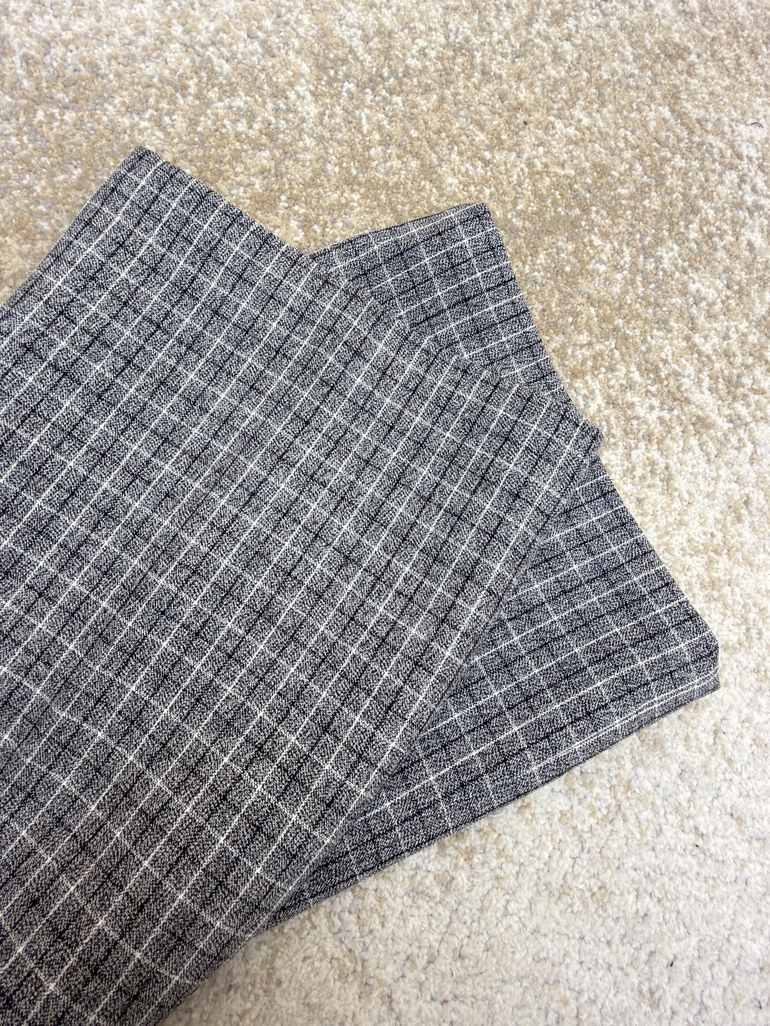 Acne Studios 格纹羊毛西裤 长裤 裤子 B0 BK0715-J83