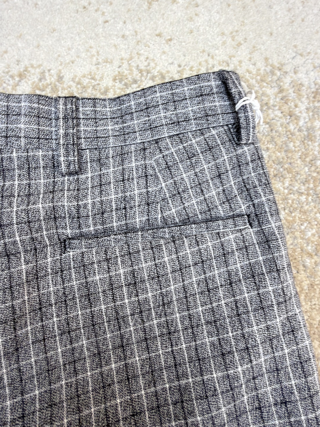 Acne Studios 格纹羊毛西裤 长裤 裤子 B0 BK0715-J83