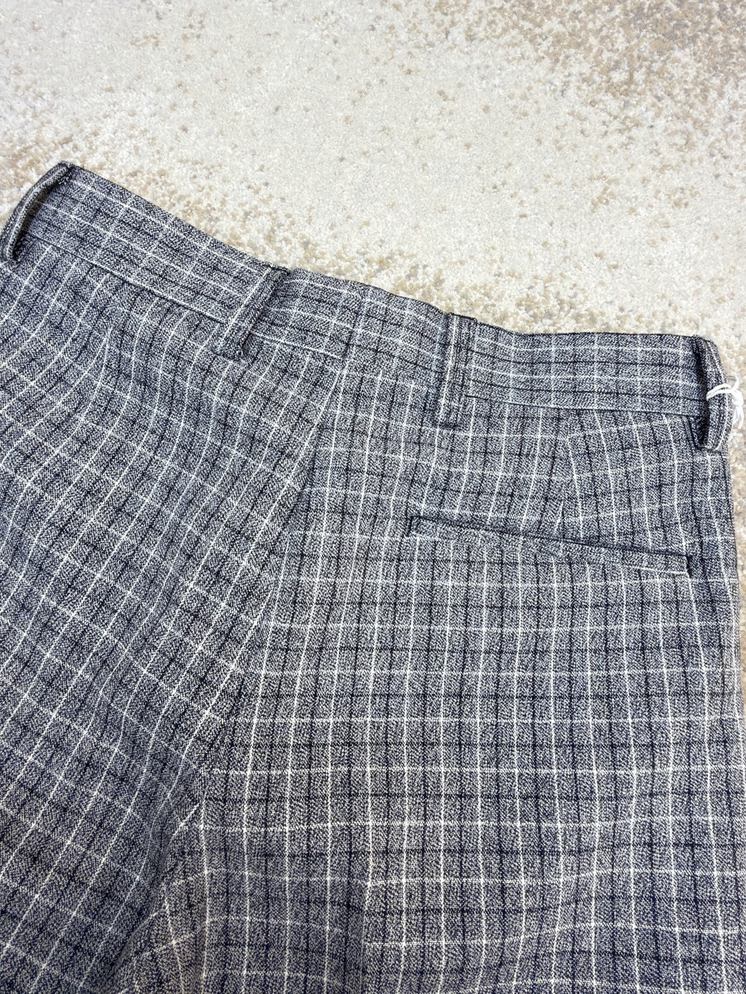 Acne Studios 格纹羊毛西裤 长裤 裤子 B0 BK0715-J83