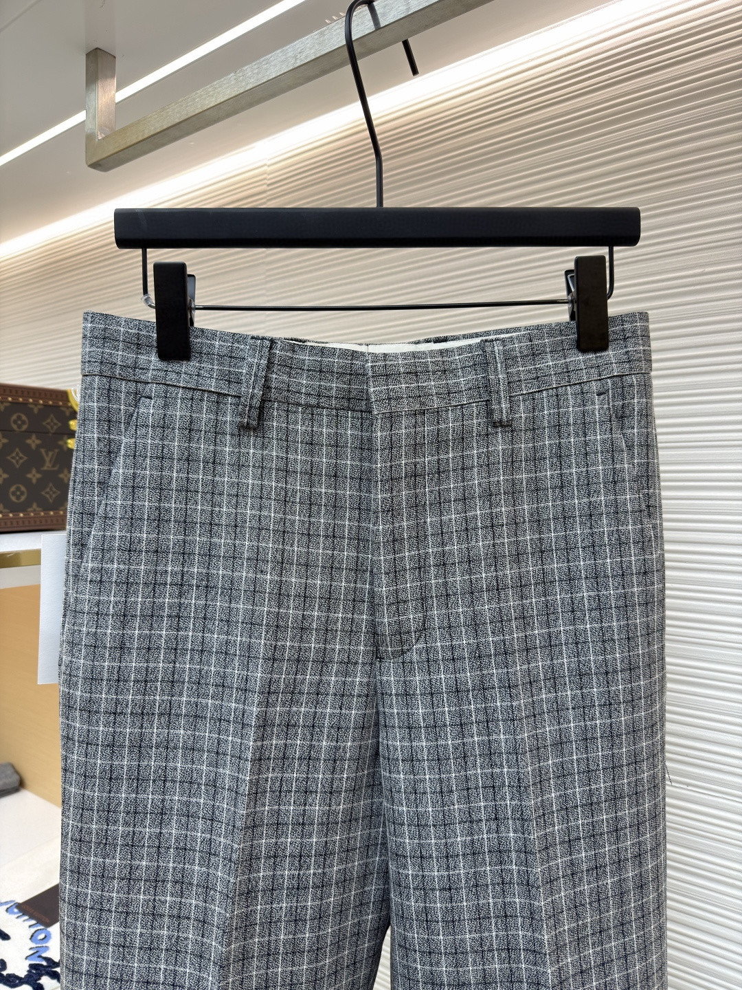 Acne Studios 格纹羊毛西裤 长裤 裤子 B0 BK0715-J83