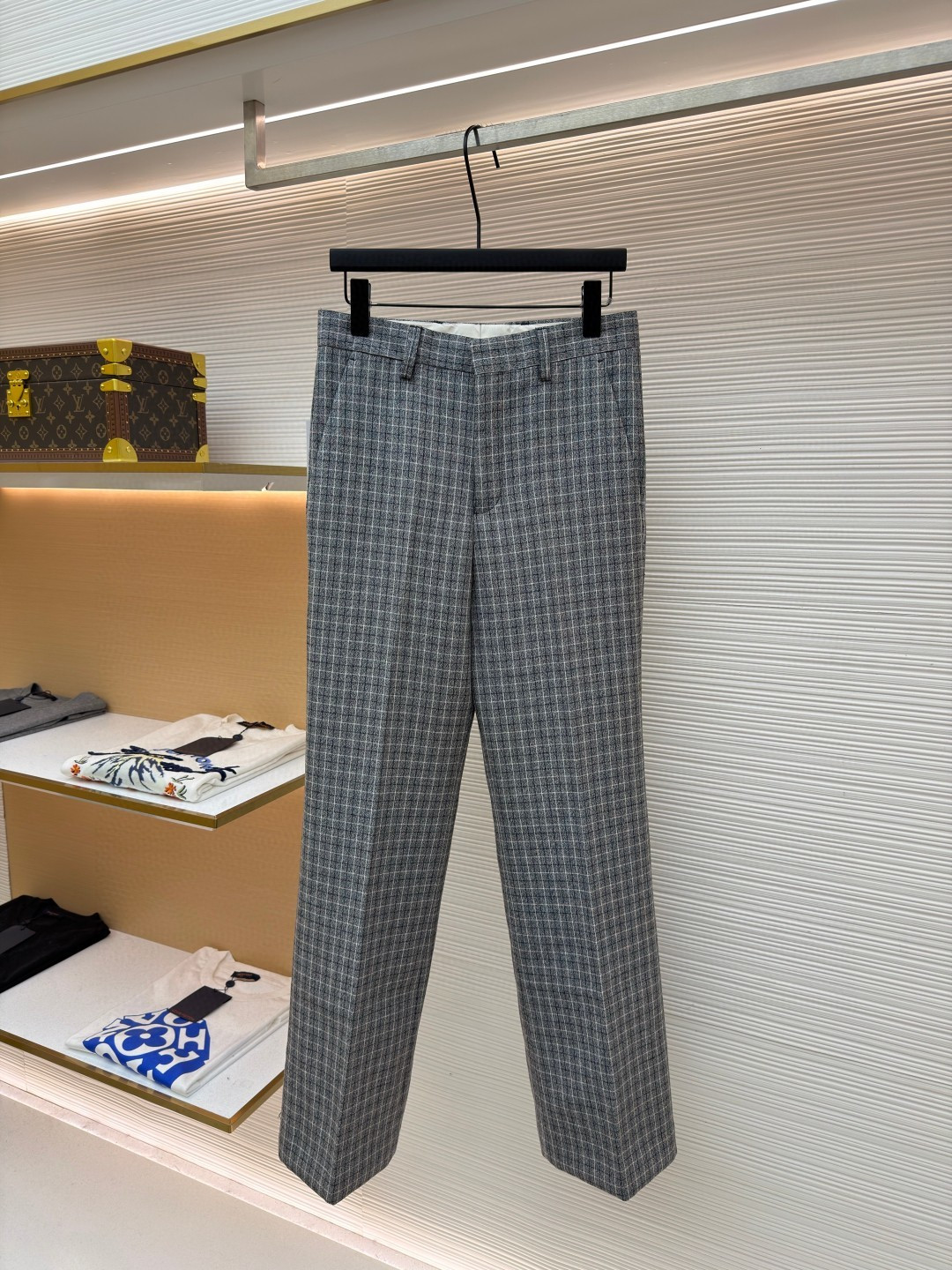 Acne Studios 格纹羊毛西裤 长裤 裤子 B0 BK0715-J83