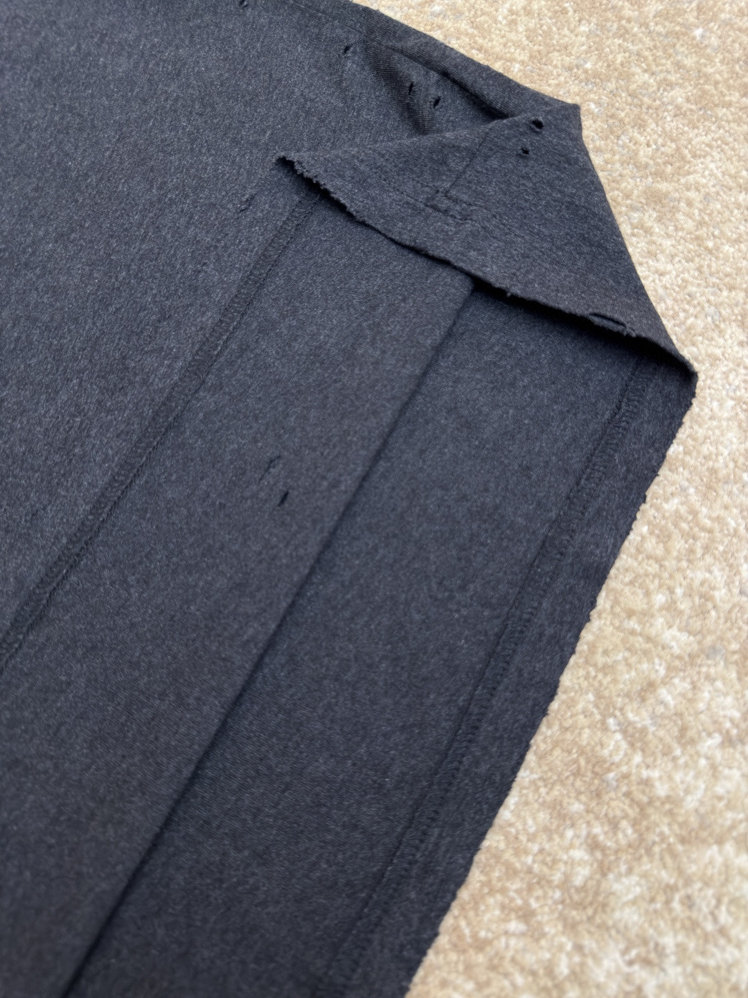 Acne Studios 做旧徽标印花破洞T恤 短袖 绿色 黑色 A2 CL0294-BCA