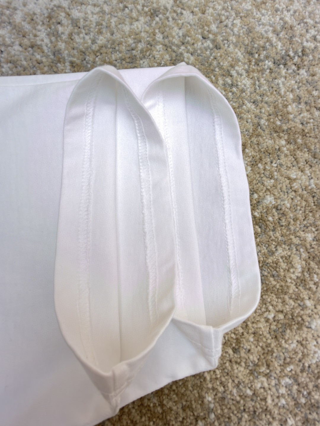 Acne Studios 贴皮徽标做旧T恤 短袖 棕色 白色 A2 CL0401-ADM