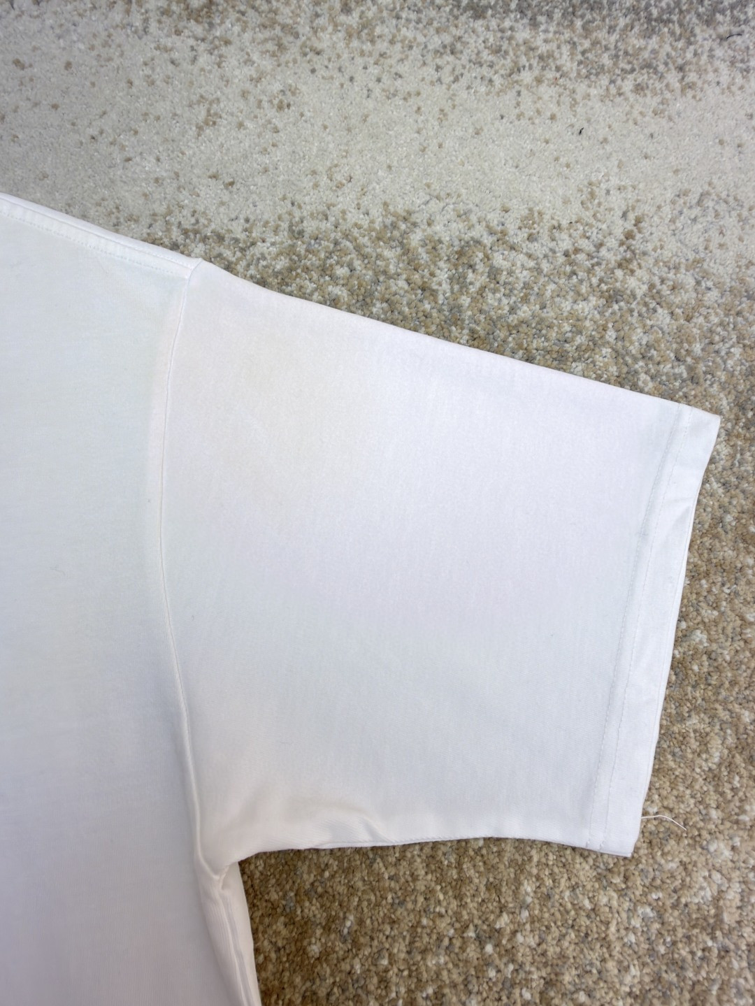 Acne Studios 贴皮徽标做旧T恤 短袖 棕色 白色 A2 CL0401-ADM