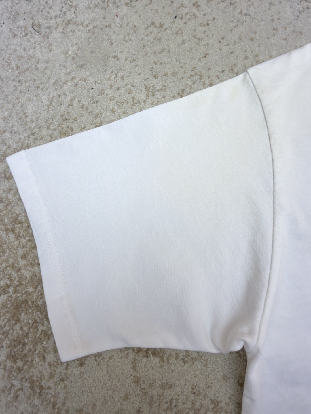 Acne Studios 贴皮徽标做旧T恤 短袖 棕色 白色 A2 CL0401-ADM