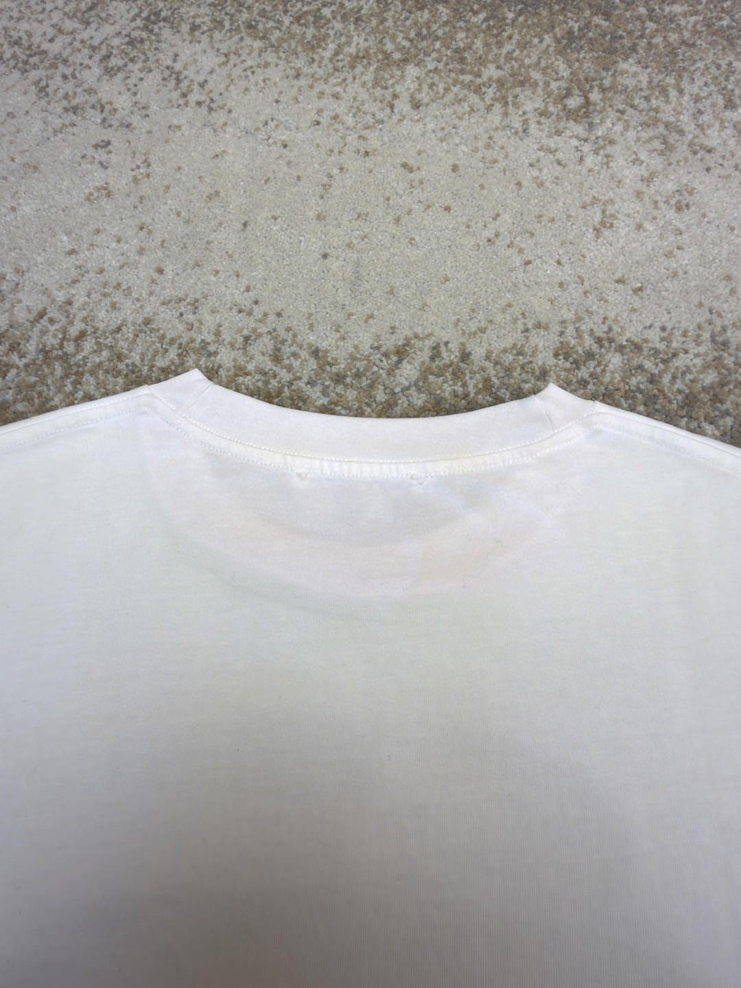 Acne Studios 贴皮徽标做旧T恤 短袖 棕色 白色 A2 CL0401-ADM