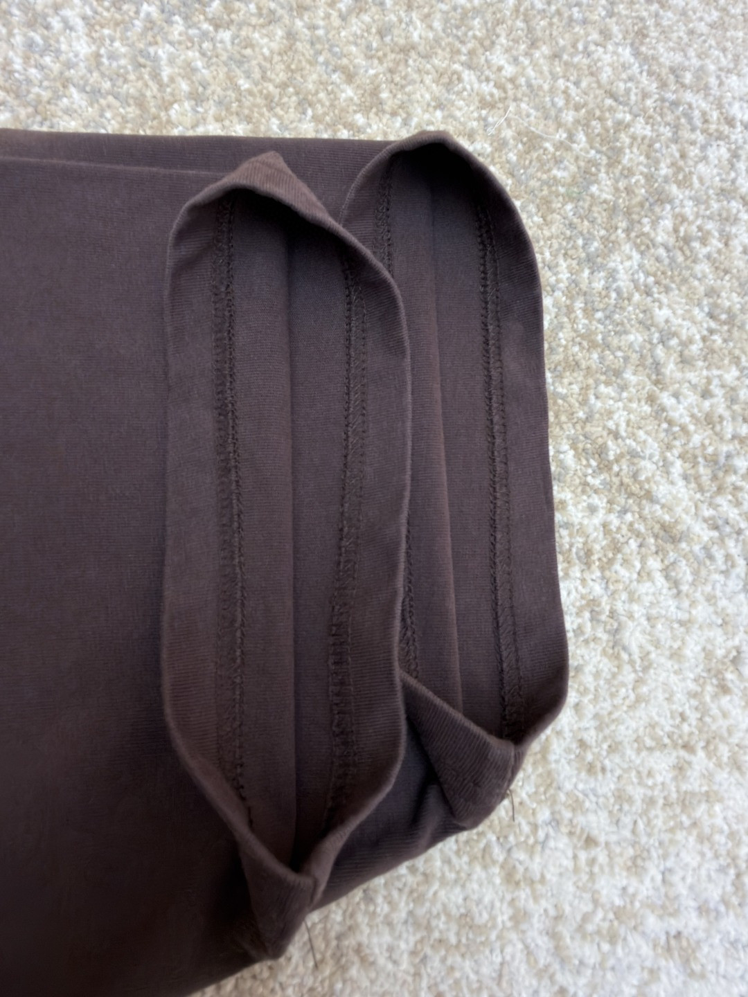 Acne Studios 贴皮徽标做旧T恤 短袖 棕色 白色 A2 CL0401-ADM