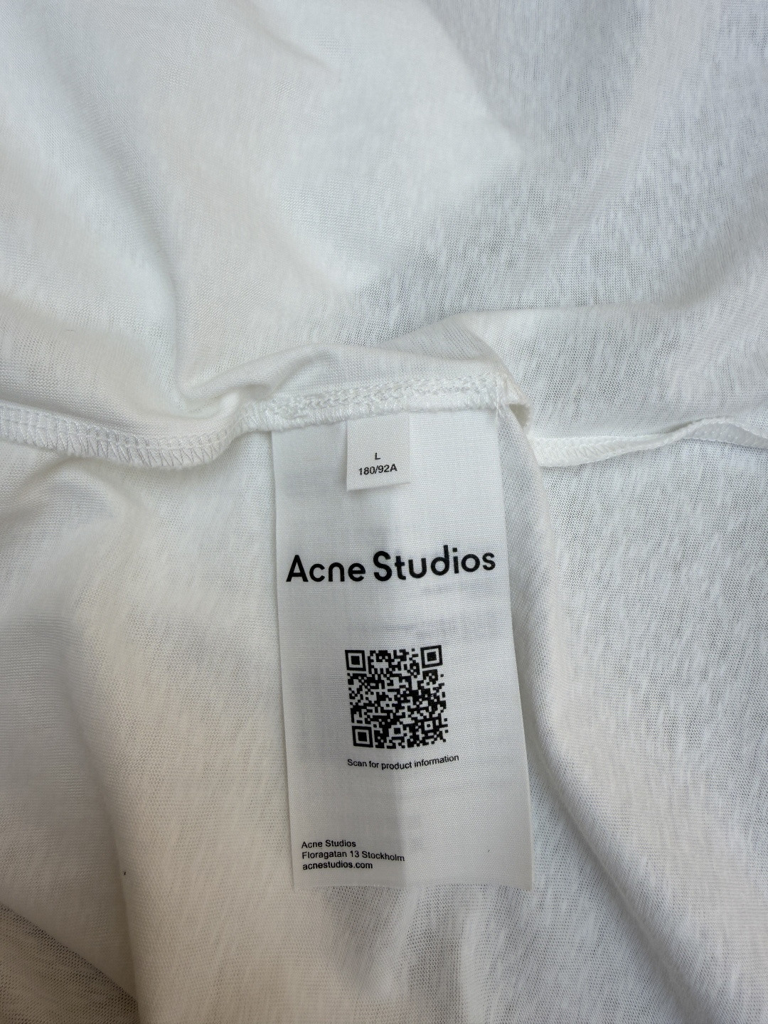 Acne Studios 1996泥染水洗做旧T恤 短袖 黑色 绿色 灰色 粉色 白色 A2 CL0196-BM0
