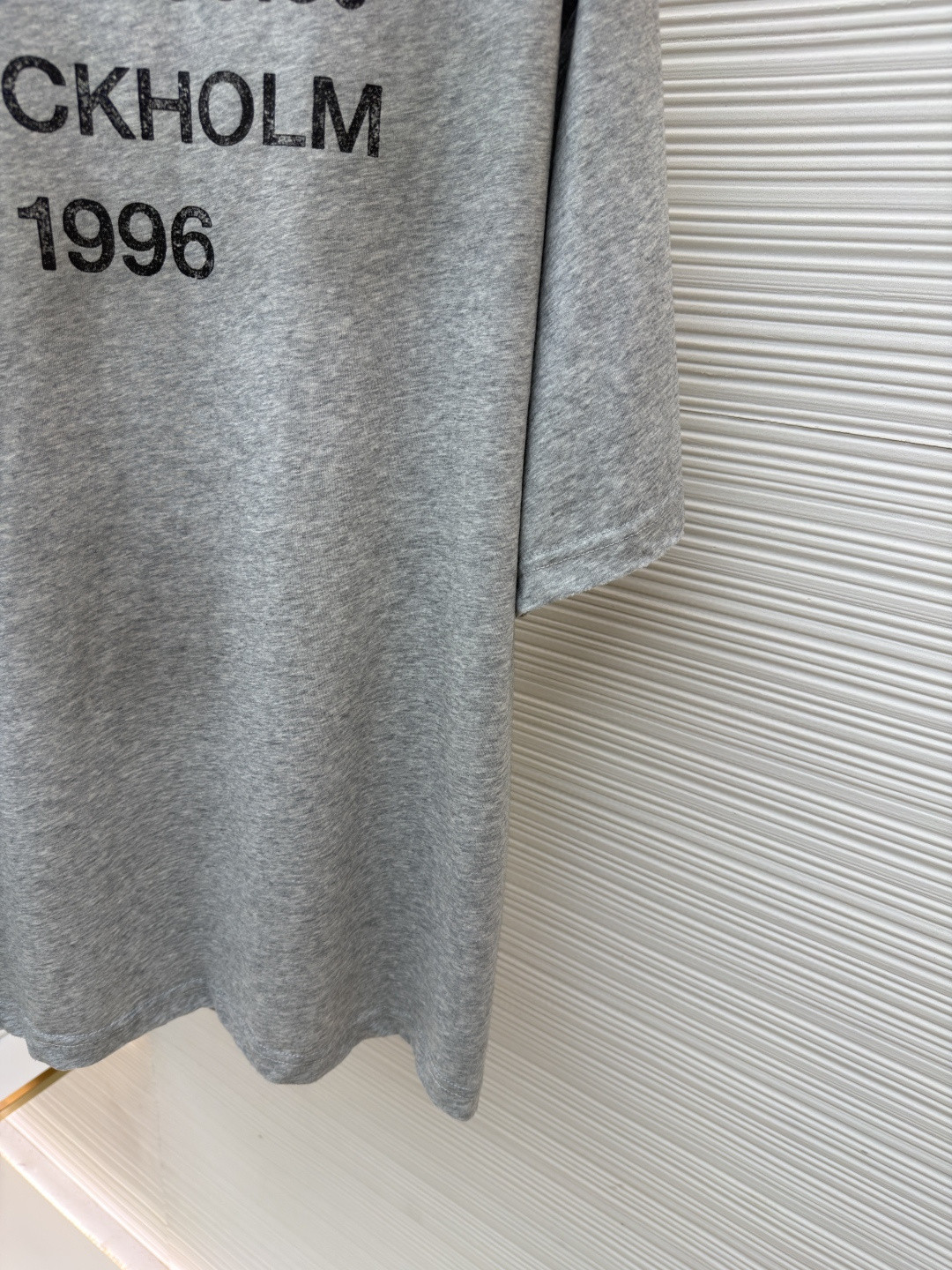 Acne Studios 1996泥染水洗做旧T恤 短袖 黑色 绿色 灰色 粉色 白色 A2 CL0196-BM0