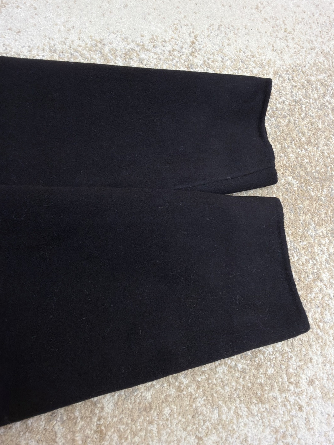 Acne Studios 翻领拉链落肩羊毛外套 夹克 长袖 燕麦色 黑色 C0 B90837-633