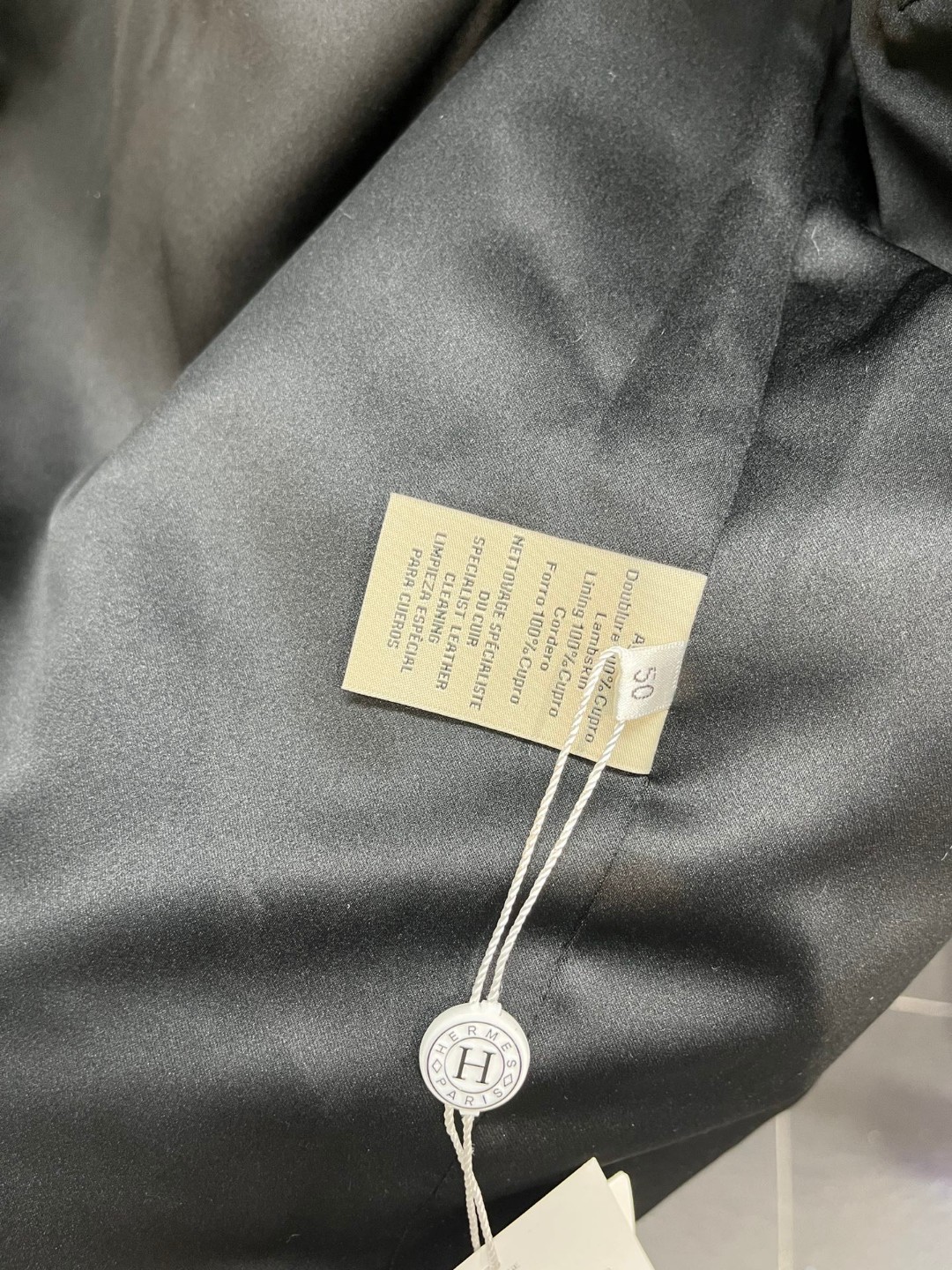 HERMES 爱马仕 拼色羊毛拉链马甲 外套 夹克 长袖 保暖 米白色