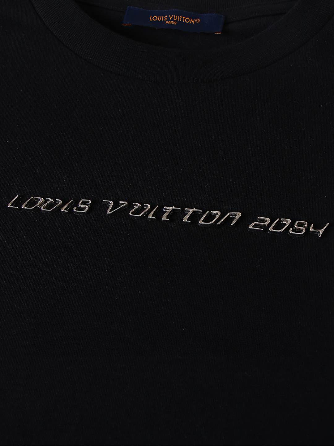 LOUIS VUITTON 路易威登 LV 2054五金饰圆领T恤 短袖 黑色 A0 1A8HM6