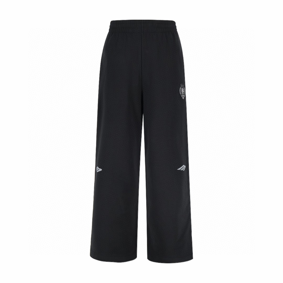 Balenciaga 巴黎世家 FOOTBALL系列 曼联3M刺绣运动裤 长裤 裤子 休闲裤 黑色 B0 803266TTVQ81066