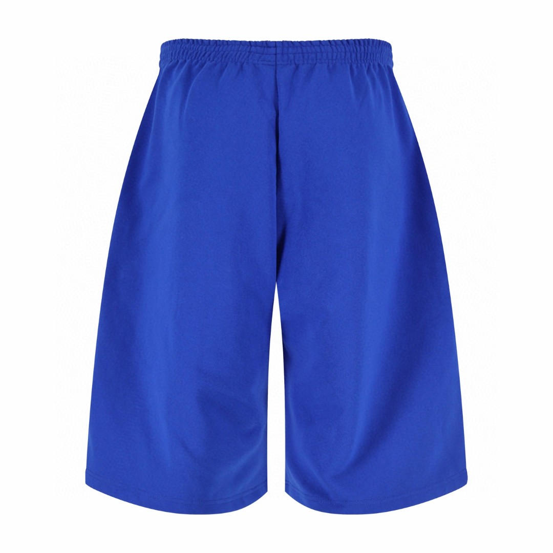 Balenciaga 巴黎世家 曼联3刺绣图标 短裤 黑色 五分裤 休闲裤 运动裤 夏季 黑色 857084TTVQ81066