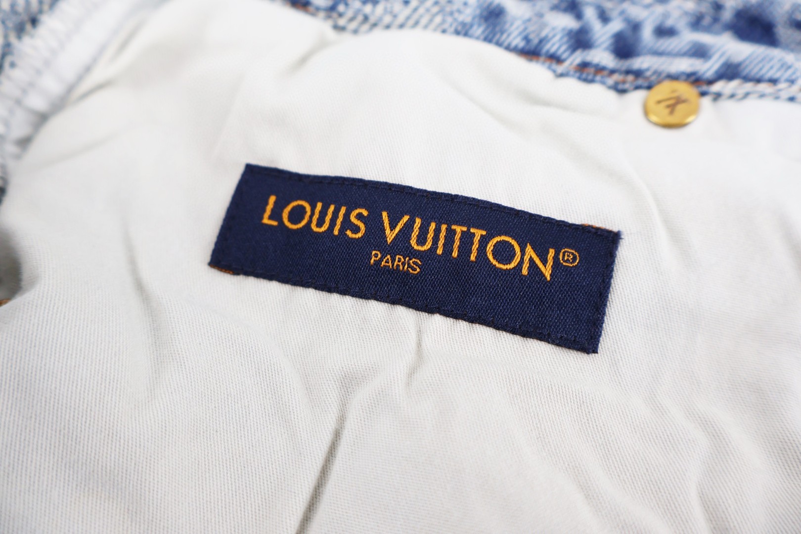 LOUIS VUITTON 路易威登 满印提花滑板牛仔裤 裤子 长裤 B0 1AJBJY