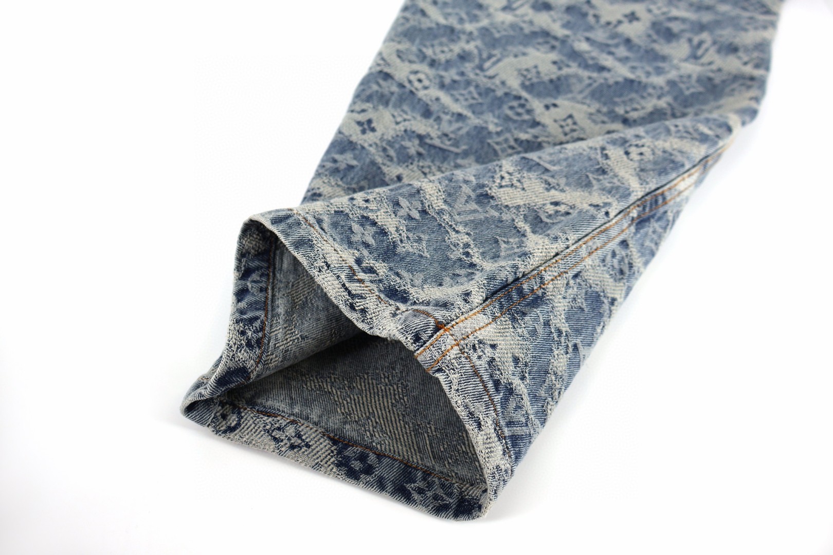 LOUIS VUITTON 路易威登 满印提花滑板牛仔裤 裤子 长裤 B0 1AJBJY