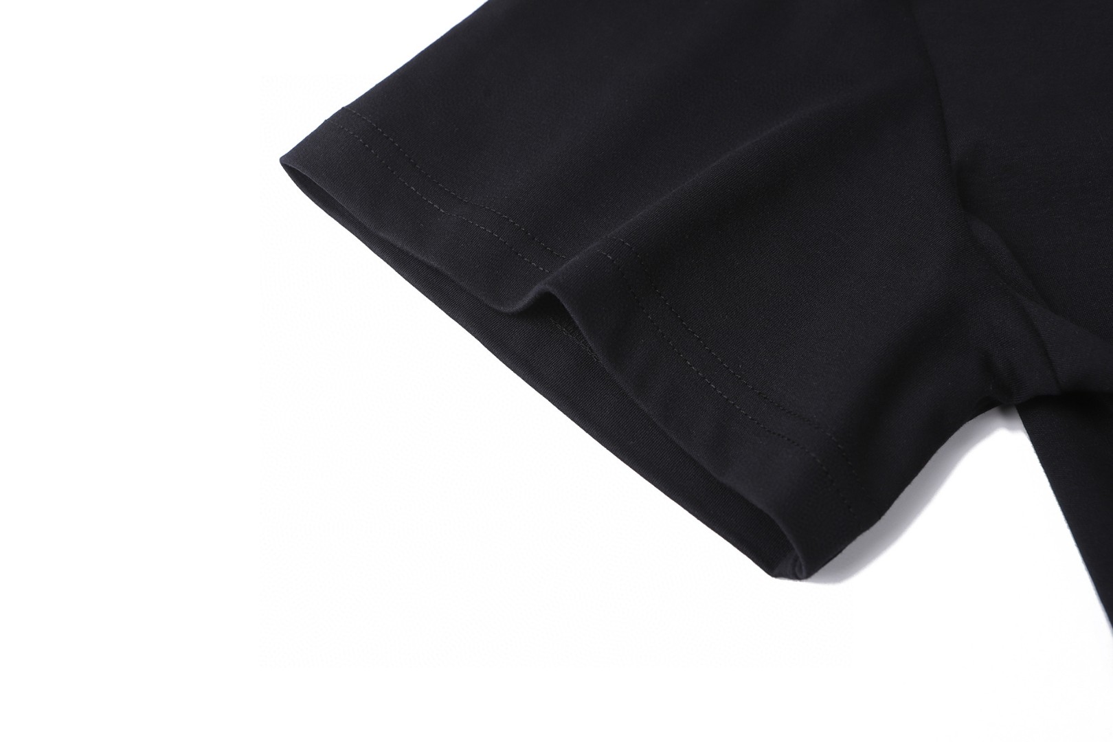 LOUIS VUITTON 路易威登 LV 手写体标识刺绣圆领T恤 短袖 黑色 A0 1AII24