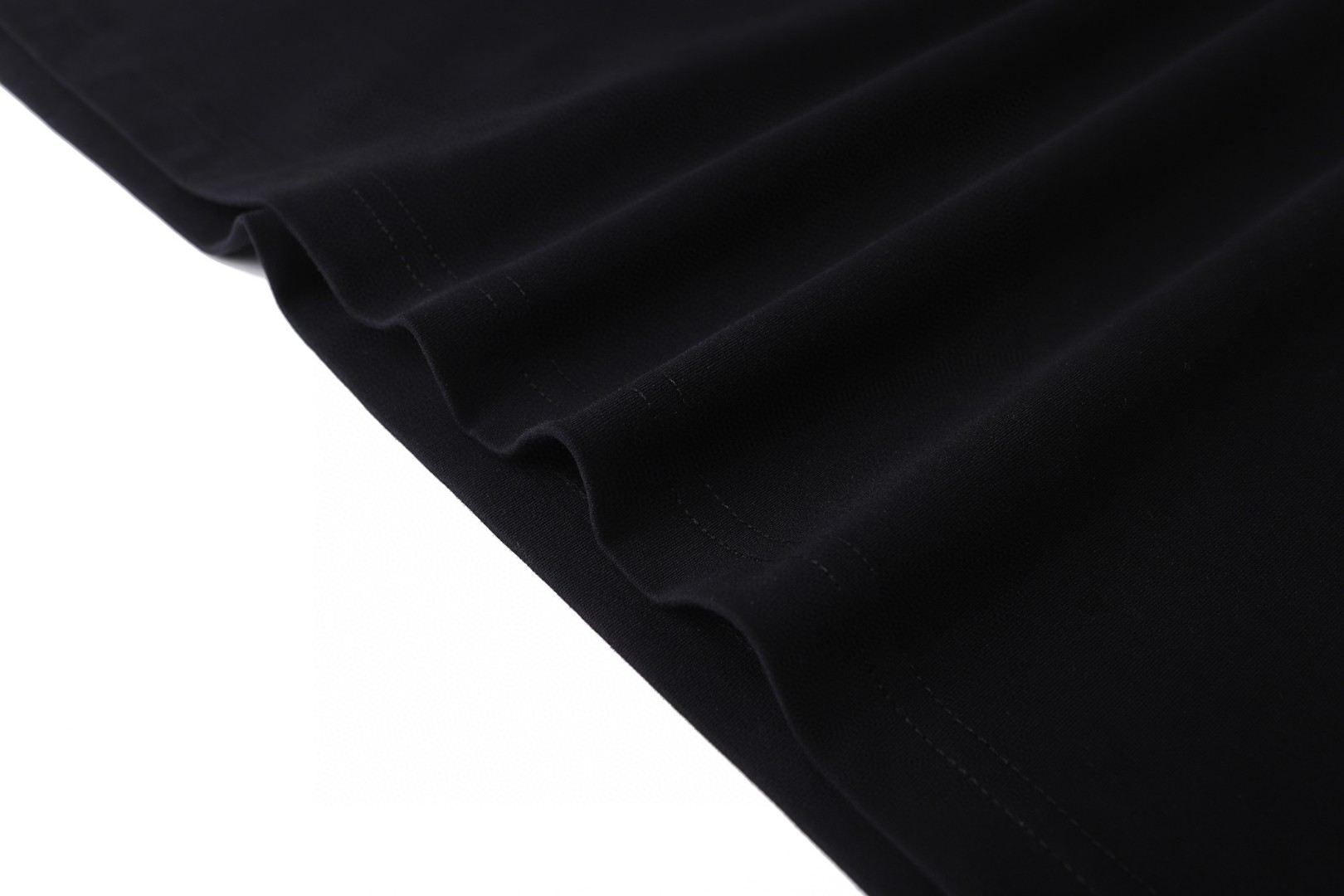 LOUIS VUITTON 路易威登 LV 手写体标识刺绣圆领T恤 短袖 黑色 A0 1AII24