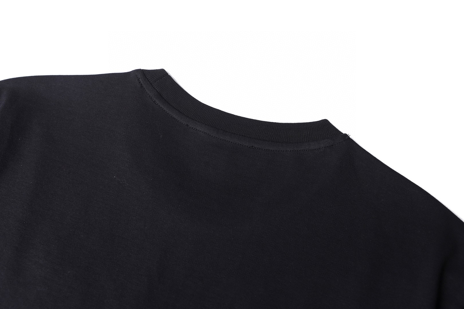 LOUIS VUITTON 路易威登 LV 手写体标识刺绣圆领T恤 短袖 黑色 A0 1AII24