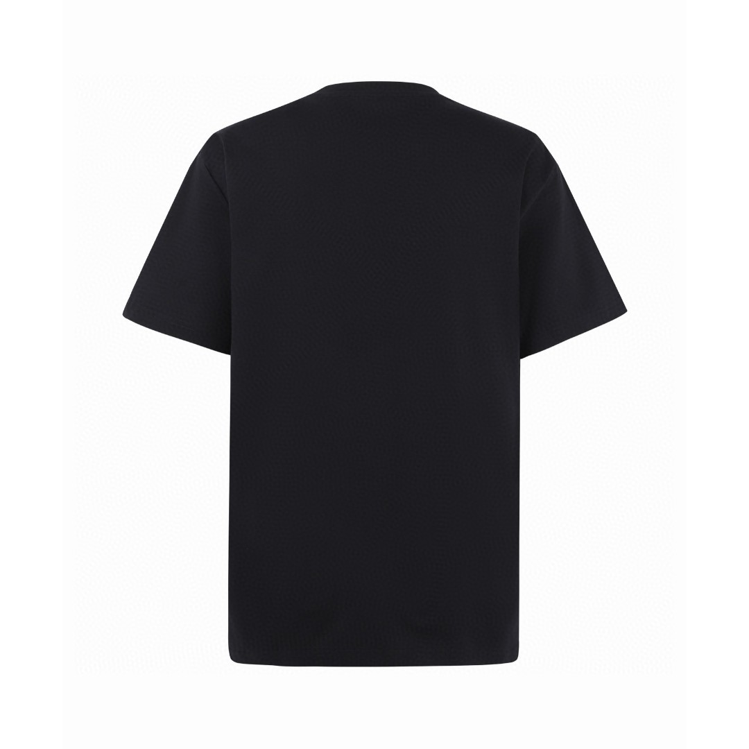 LOUIS VUITTON 路易威登 LV 手写体标识刺绣圆领T恤 短袖 黑色 A0 1AII24