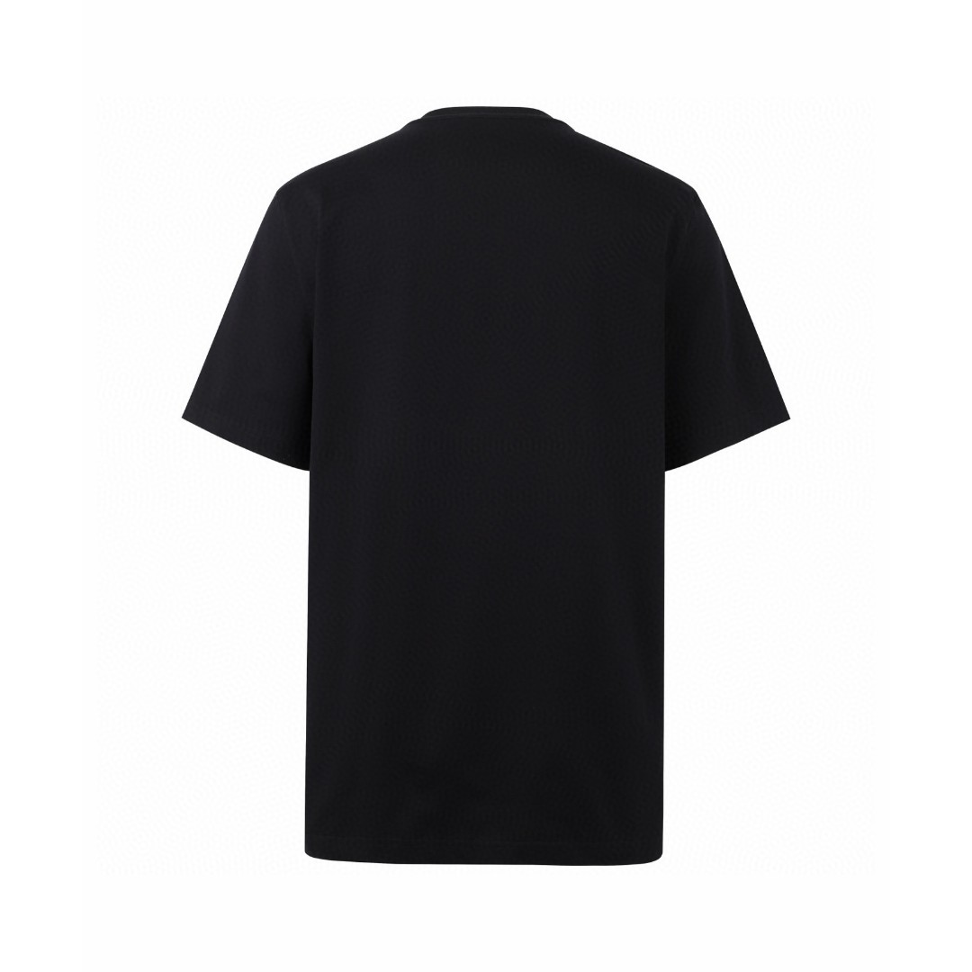 LOUIS VUITTON 路易威登 LV 经典徽标刺绣圆领T恤 短袖 白色 黑色 A0 1A1SA5