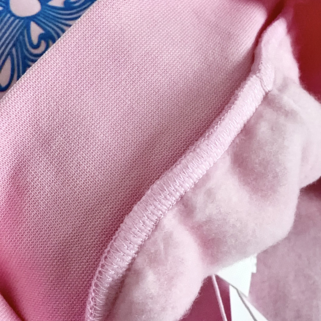 Chrome Hearts 克罗心 马蹄十字花臂 纽约周年限定连帽卫衣 帽衫 套头 外套 粉蓝色 A5 