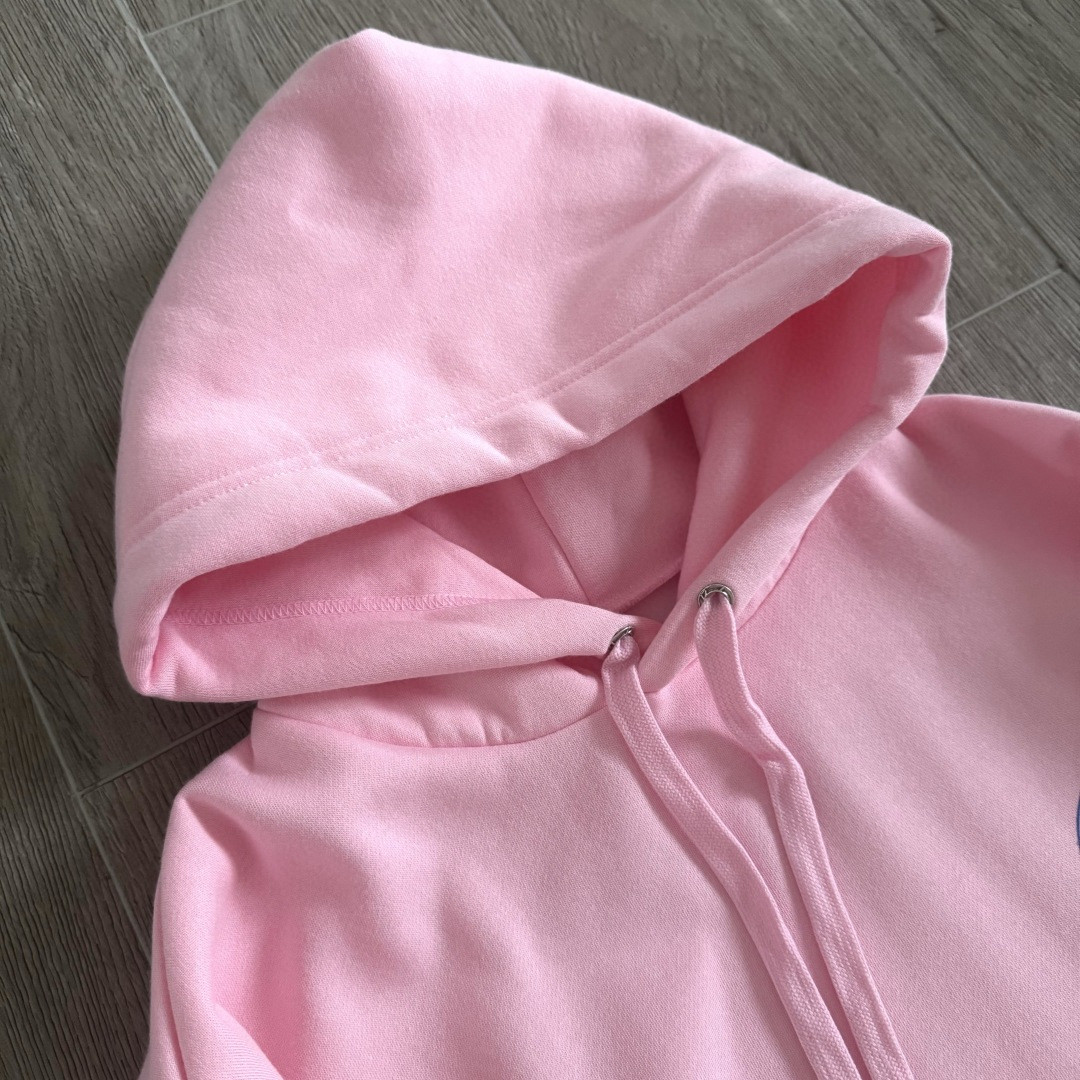 Chrome Hearts 克罗心 马蹄十字花臂 纽约周年限定连帽卫衣 帽衫 套头 外套 粉蓝色 A5 