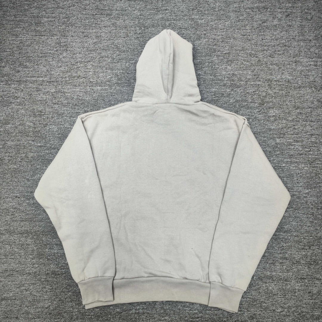 Fear of God Essentials 2026 硅胶字母印花 抓绒 套头连帽卫衣 外套 黑色 灰色