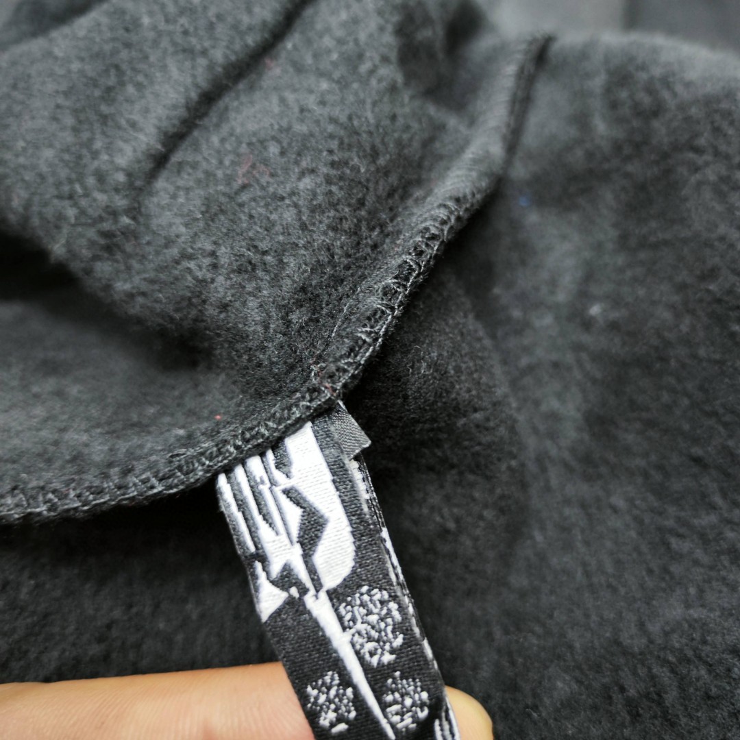 Sp5der 全烫钻Spider字母 蜘蛛网套头连帽卫衣 外套 黑色 B0 