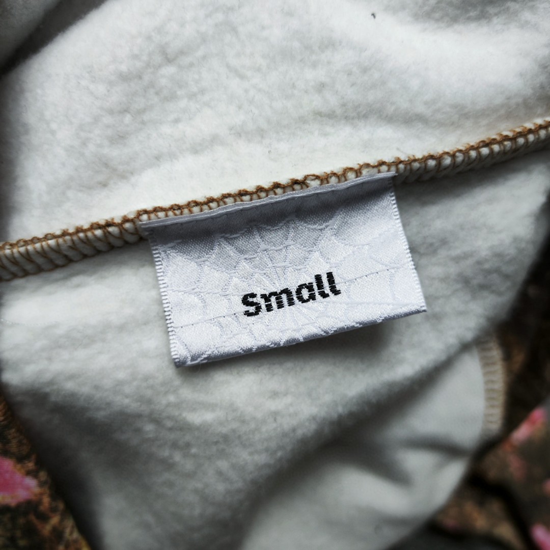 Sp5der 黄色Sp5der字母 星星蜘蛛网套头连帽卫衣 外套 树纹色 B0 