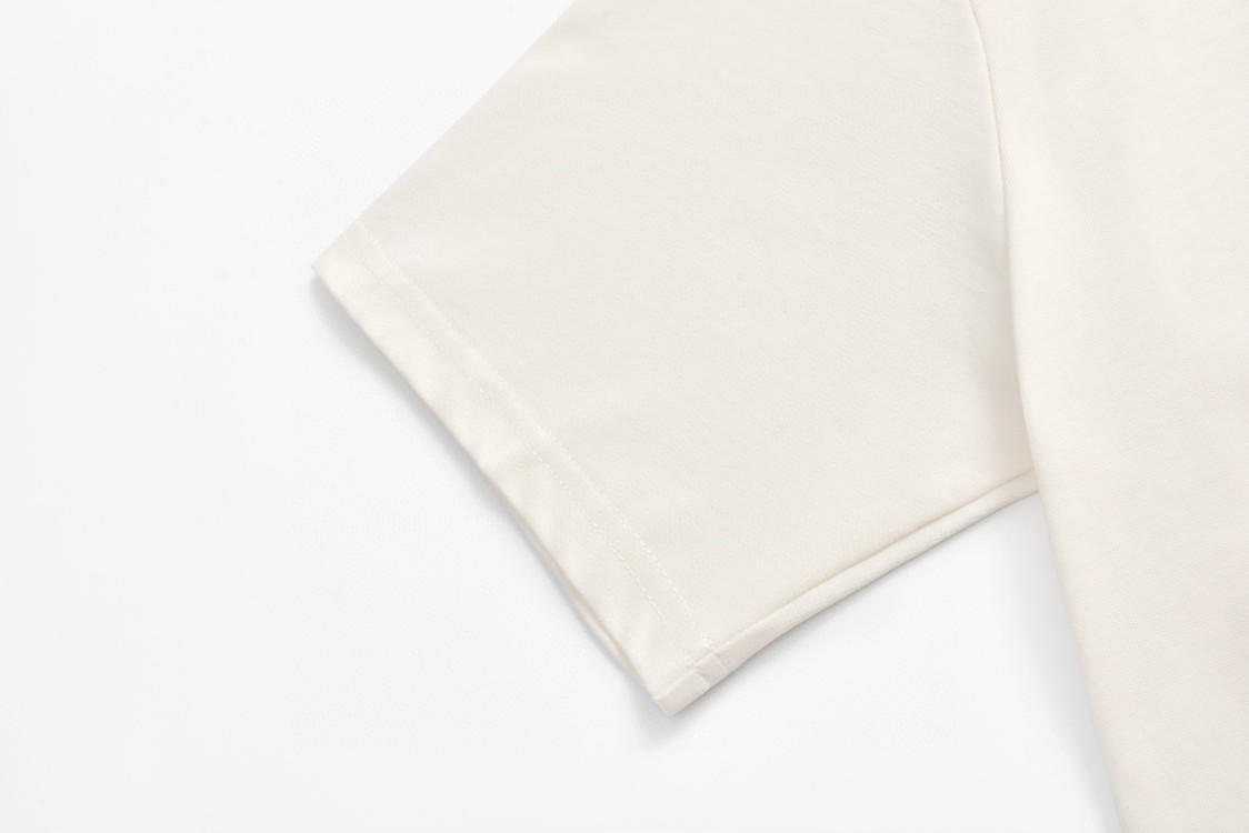 LOUIS VUITTON 路易威登 LV 海螺印花 夏季T恤 男女同款  短袖 米白 A0 1AFR48