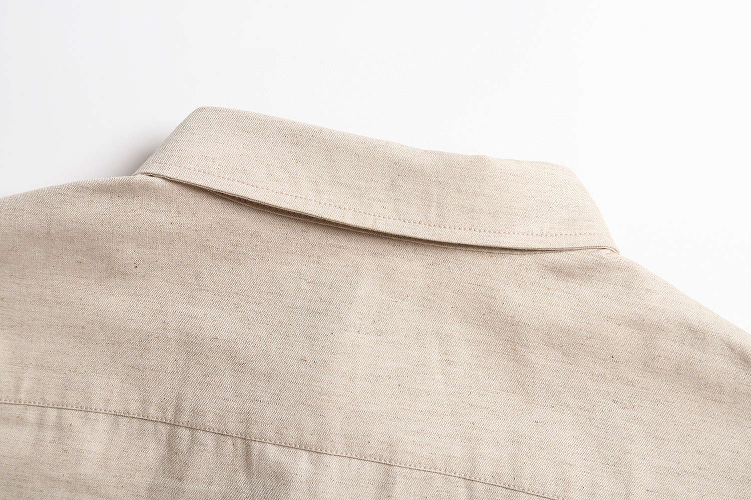 PRADA 普拉达 亚麻徽标衬衫 长袖 米色 A5 GEC105-14J2-F0ABR-S-OOO