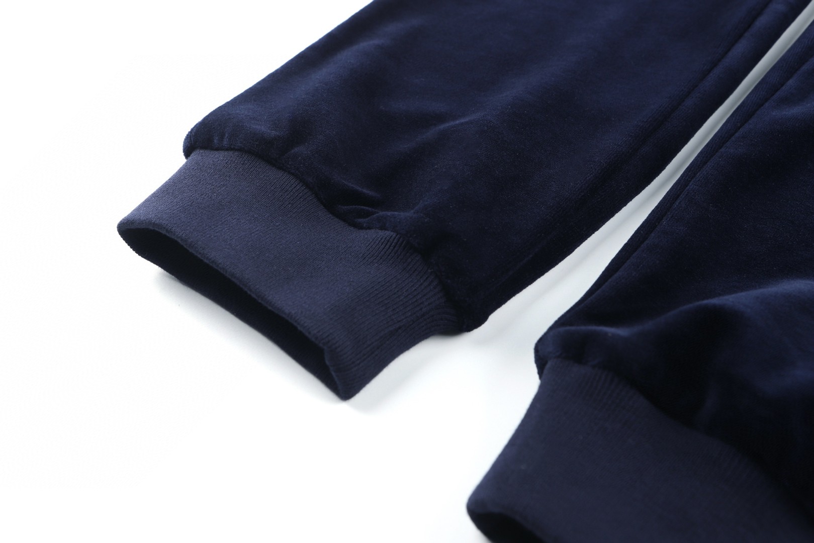 LOUIS VUITTON 路易威登 丝绒抽绳针织束脚休闲裤 运动裤 裤子 长裤 藏蓝色 B5 1AJCCL