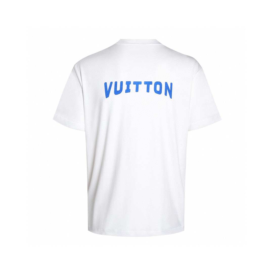 LOUIS VUITTON 路易威登 LV Nigo 联名款 字母logo印花 T恤 短袖 白色 A0 1AHW89