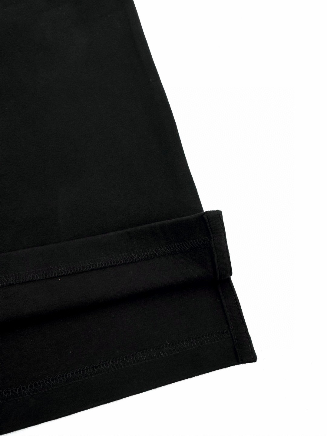 HERMES 爱马仕 皮革图案标识圆领短袖 T恤 夏款 黑色 白色 A0 H657800HA02